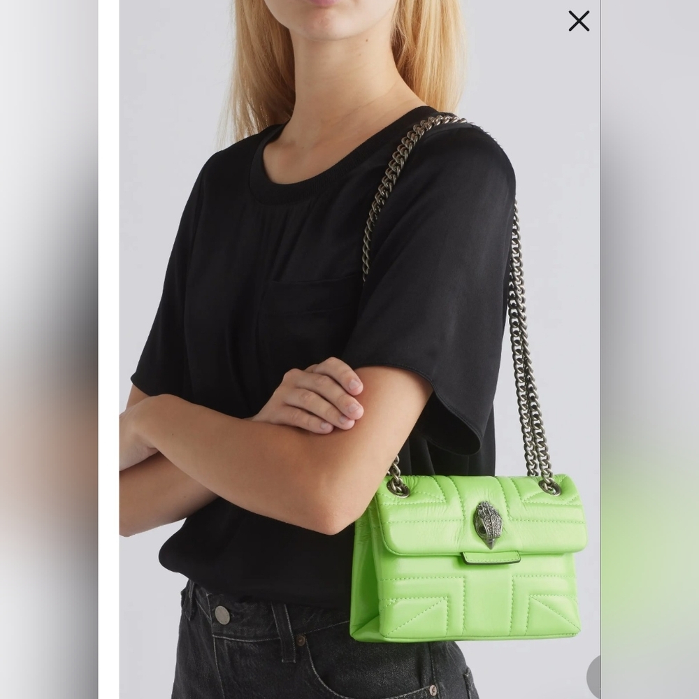 Mini Leather Kensington Leather Shoulder Bag KURT GEIGER LONDON - Picture 6 of 15